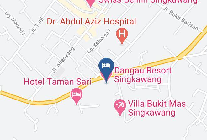 Kota Singkawang - Dangau Resort Singkawang Maps