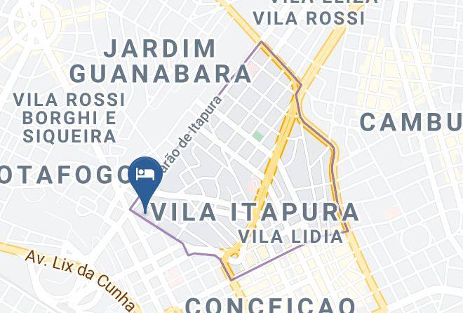 Campinas - Dani Hotel Maps