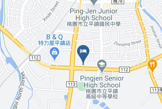Pingzhen District - Daniel Spa Motel Maps