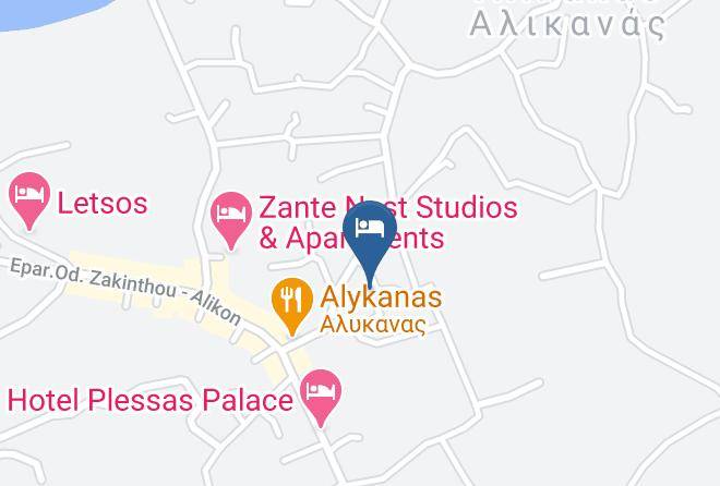 Zakinthos - Danny's & Kali Pigi Maps