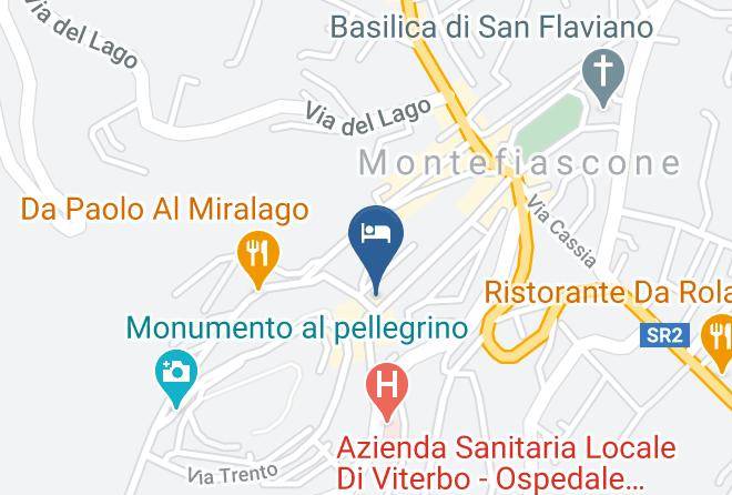 Viterbo - Ristorante Albergo Dante Maps