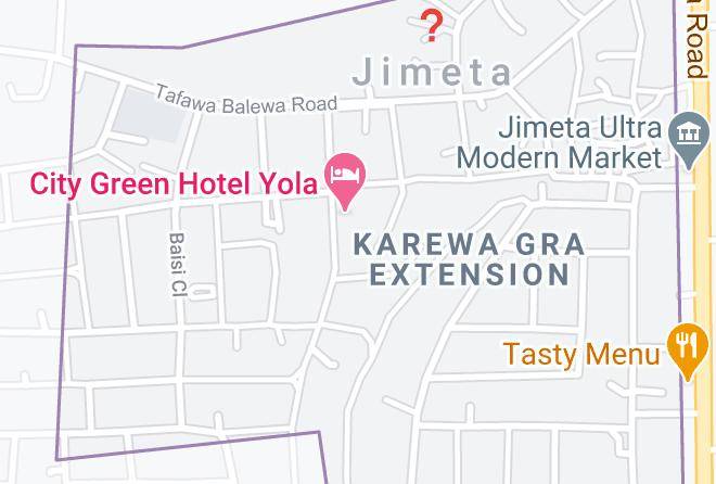 Yola - Dantsoho Hotels Ltd Maps