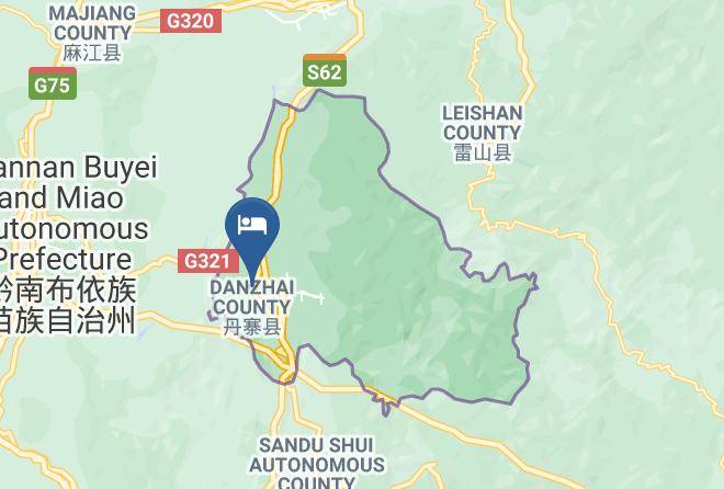 Qiandongnan Aut Prefecture - Danzhaihongyundajiudian Maps