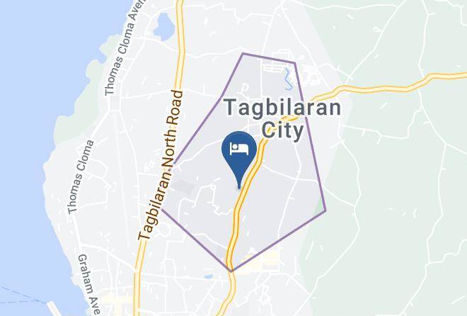 Bohol - Dao Diamond Hotel And Restaurant Maps