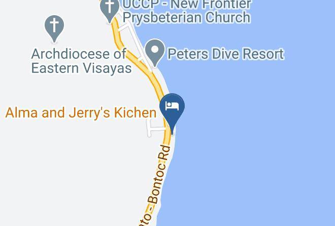Southern Leyte - Daom Dive Resort Maps