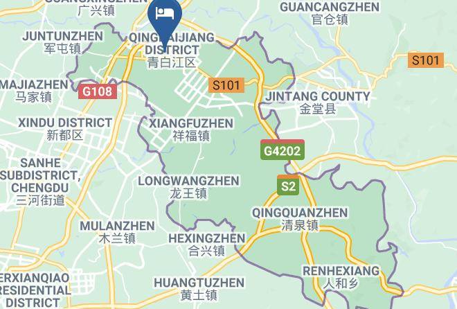Chengdu - Daoshidun Hotel Maps