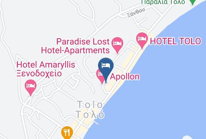 Argolis - Daphne Bungalows Maps
