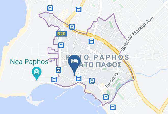 Paphos - Daphne Hotel Apartments Maps