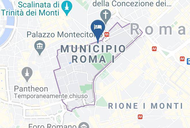 Rome - Daphne Rome Boutique B&b Maps