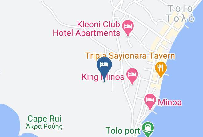 Argolis - Daphne's Bungalows Maps