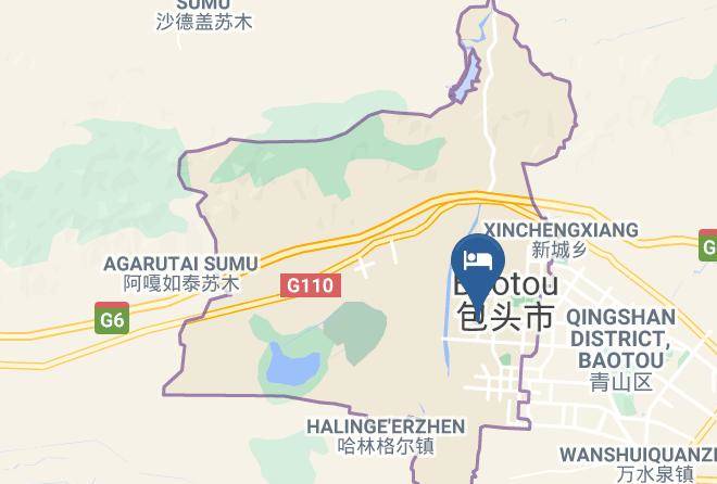 Baotou - Daqingshan Business Hotel Maps
