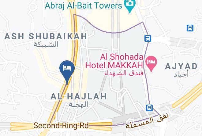 Mecca - Dar Al Eiman Al Khalil Hotel Maps