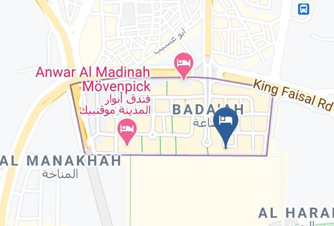 Medina - Dar Al Taqwa Hotel Madinah Maps