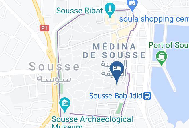 Tunisia - Dar Antonia Maps