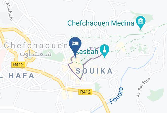 Chefchaouen - Dar Assaada Maps
