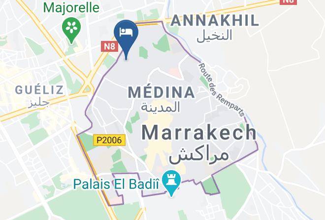 Marrakesh - Dar Azul Riad Maps
