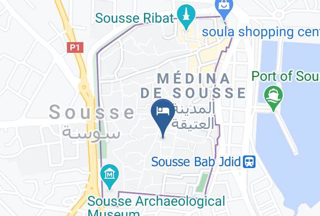 Tunisia - Dar Baaziz Maps