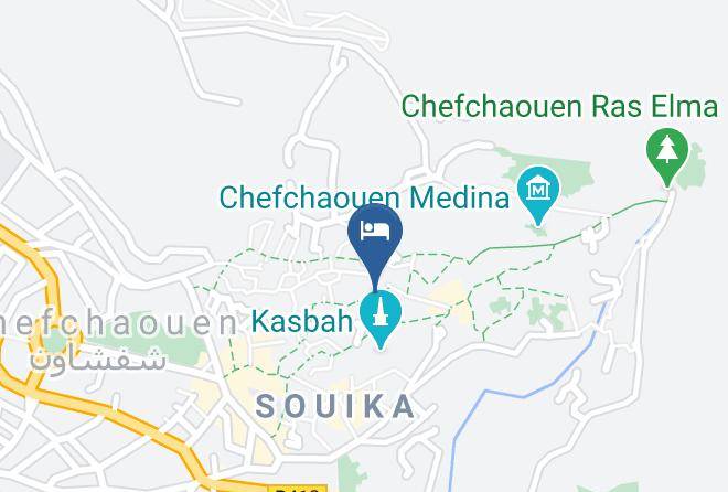 Chefchaouen - Dar Baibou Maps
