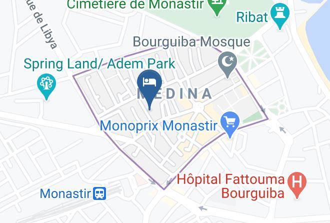 Dar Benti Map - Tunisia