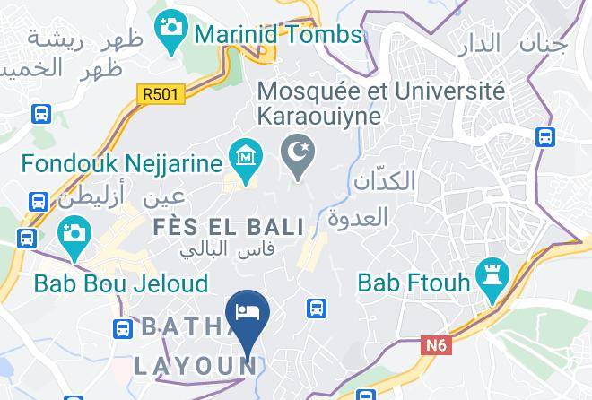 Fez - Dar Berrada Maps