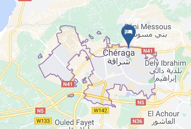 Algeria - Dar Diaf Hotel Maps