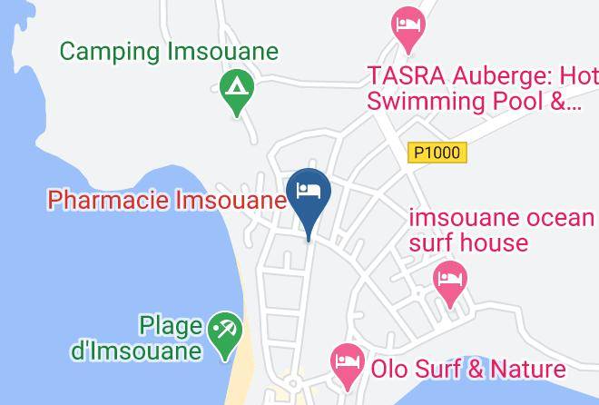 Souss Massa Draa - Dar Diafa Imssouane Maps