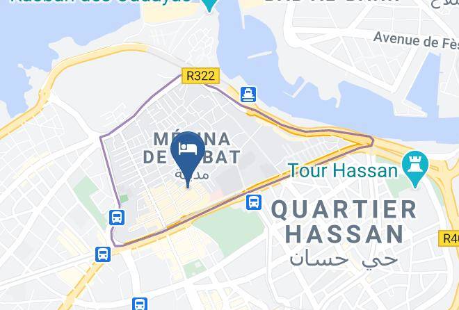 Rabat - Dar El Idrissi Amina Maps