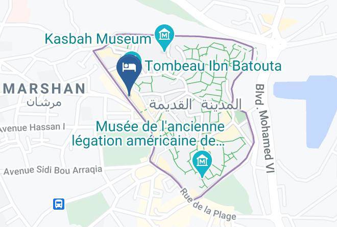 Tangiers - Dar El Kasbah Maps
