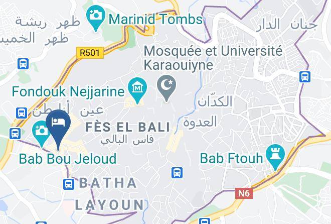 Fez - Dar El Mathaf Maps