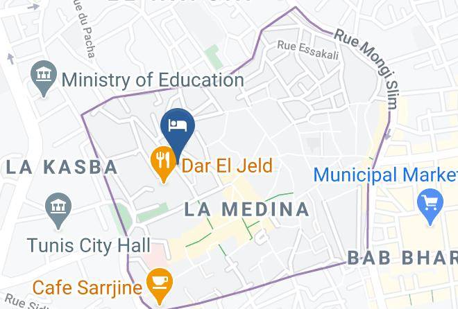 Tunis - Dar El Medina Maps