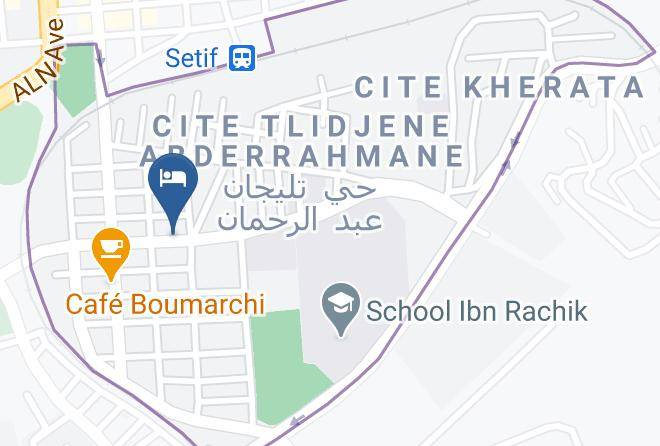 Setif - Dar El Sultan Hotel Maps