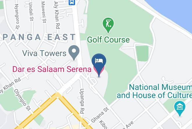 Kinondoni - Dar Es Salaam Serena Hotel Maps