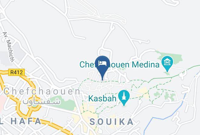 Chefchaouen - Dar Essaouyry Maps