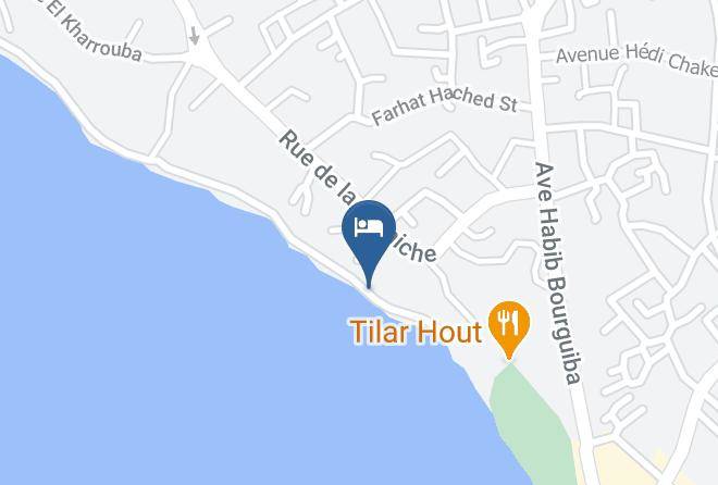 Tunisia - Dar Hayet Hotel Maps