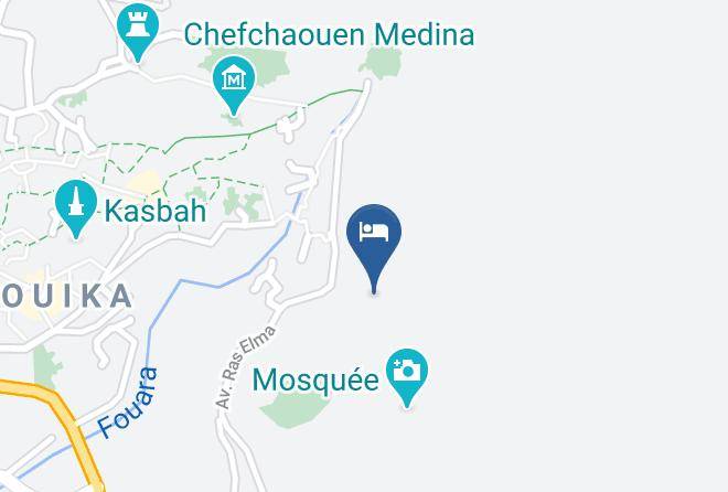 Chefchaouen - Dar Jasmine Hotel Maps