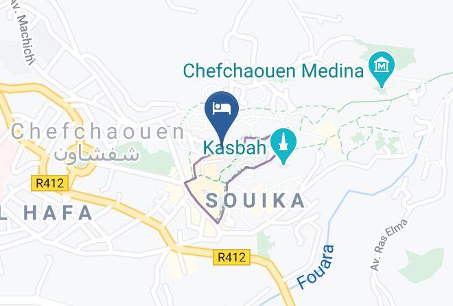 Chefchaouen - Dar Jiblia Maps