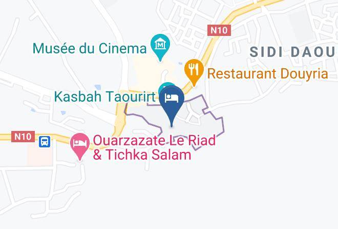 Ouarzazate - Dar Kamar Maps