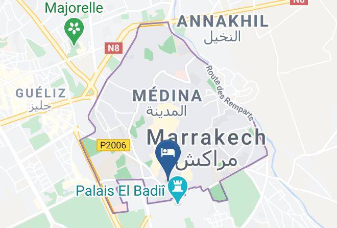 Marrakesh - Dar Khmissa Marrakech Riad & Spa Maps