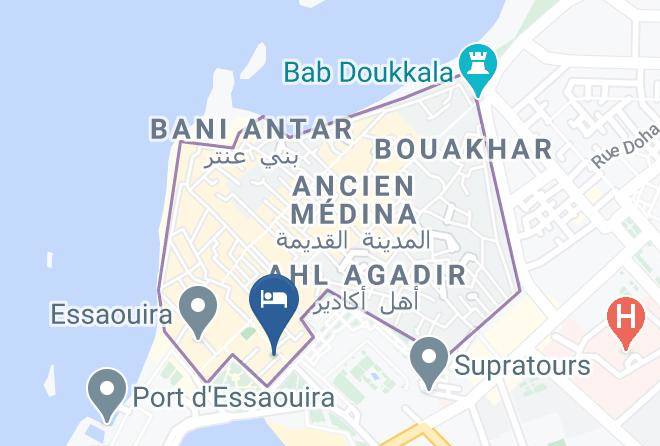 Essaouira - Dar L'oussia Hotel Maps