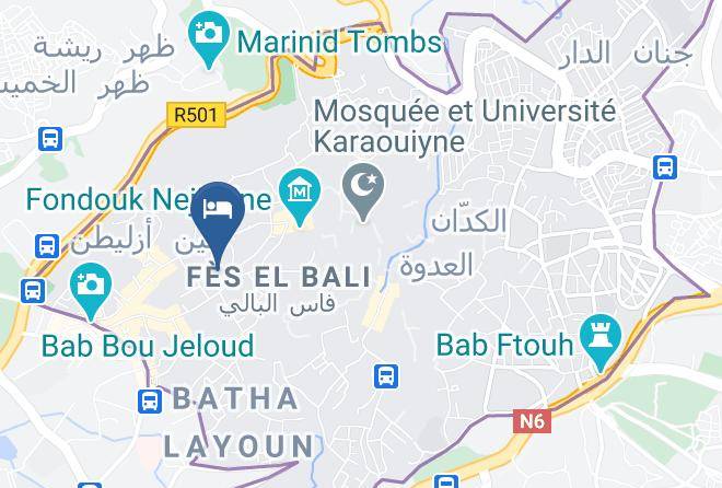 Fez - Dar Labchara Maps