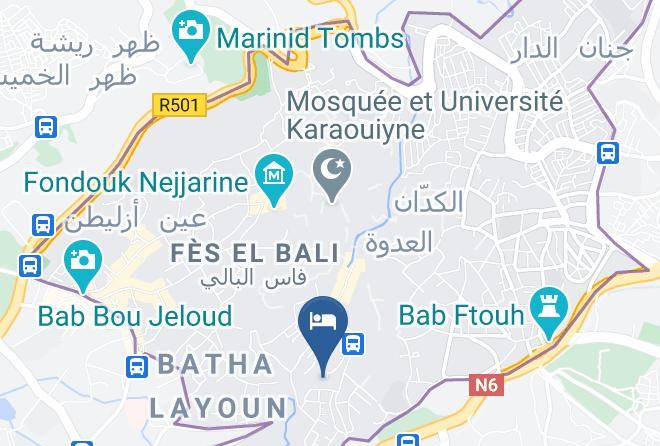 Fez - Dar Lalla Kenza Maps