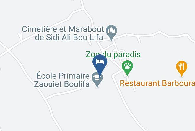 Tunisia - Dar Le Jujubier Maps