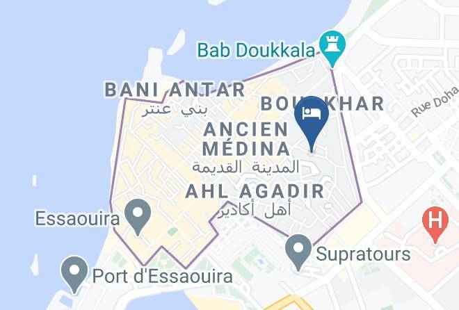 Essaouira - Dar Liouba Chambre Dhotes Essaouira Maps