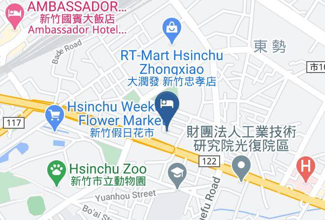 Hsinchu City - Dar Lon Hotel Maps