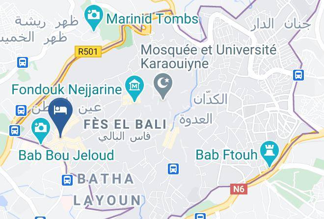 Fez - Dar Marzouga Maps