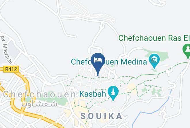 Chefchaouen - Dar Mdaqa Maps