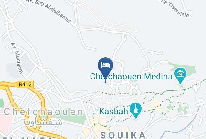 Chefchaouen - Dar Meziana Maps