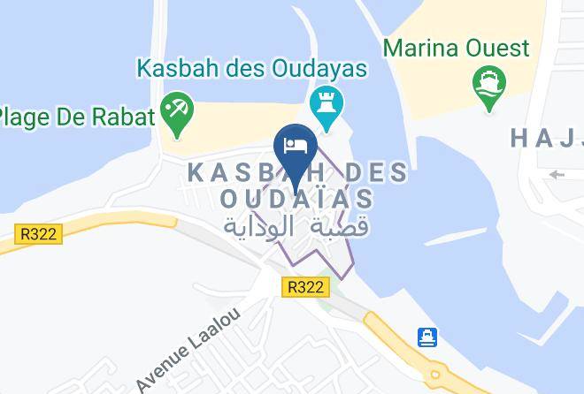 Rabat - Dar Oudayas Maps
