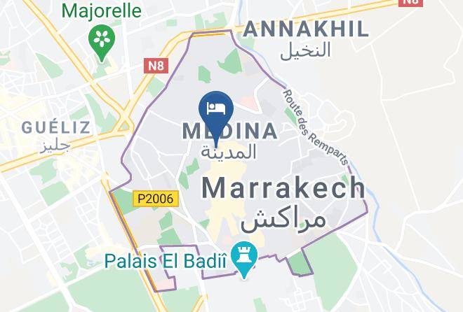 Marrakesh - Riad Dar Ourika Maps