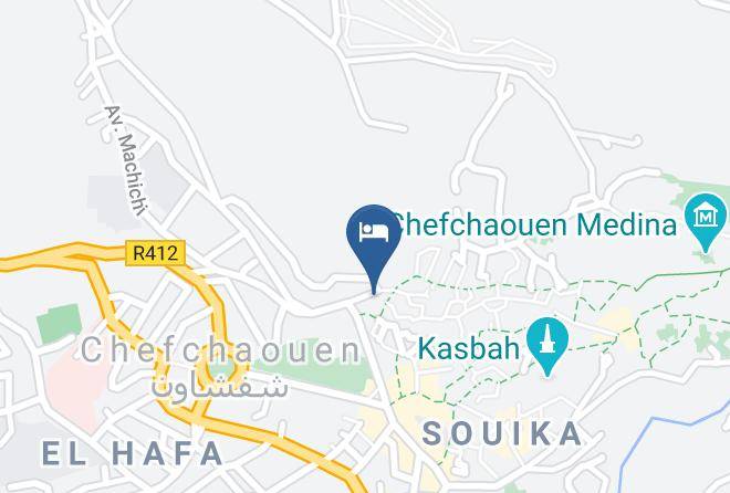 Chefchaouen - Dar Rafik Maps